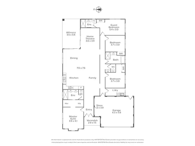 Floorplan of Homely house listing, 15 Watercress Gardens, Dayton WA 6055