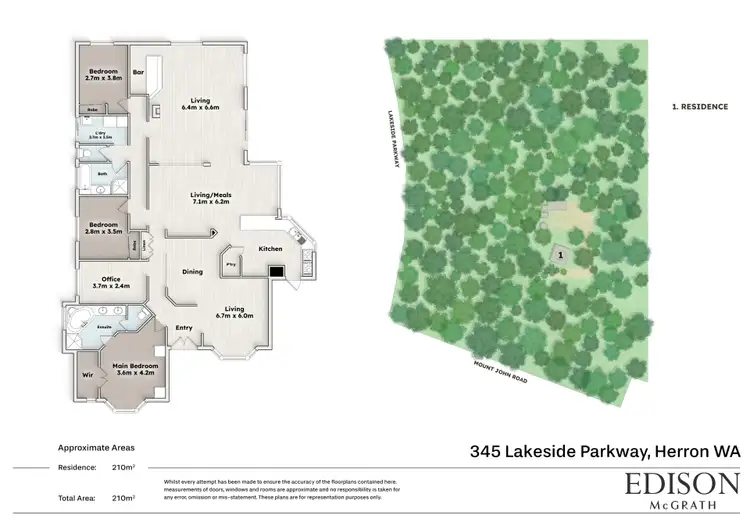Floorplan of Homely house listing, 345 Lakeside Parkway, Herron WA 6211