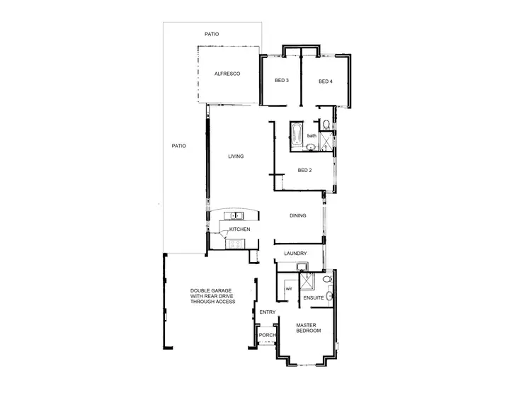 Floorplan of Homely house listing, 19 Butcherbird Loop, Erskine WA 6210