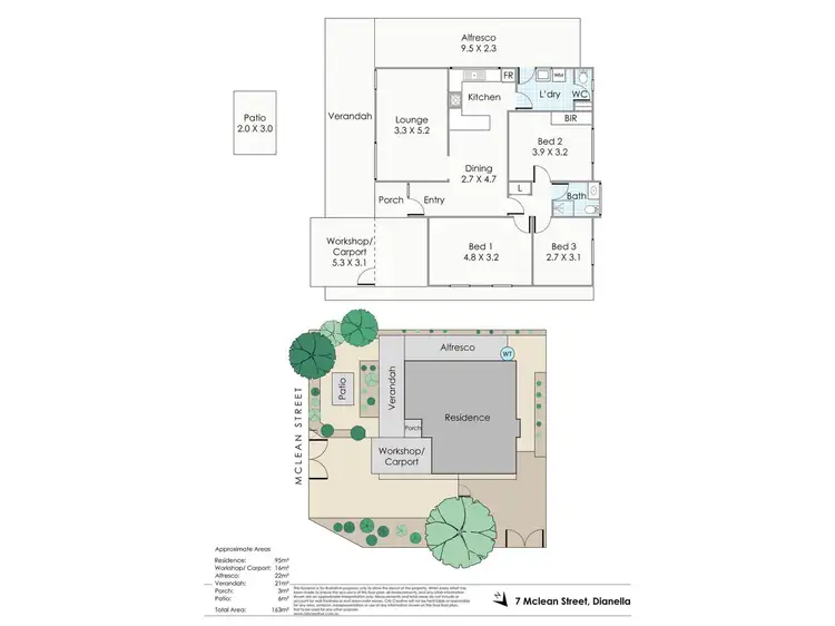 Floorplan of Homely house listing, 7 McLean Street, Dianella WA 6059