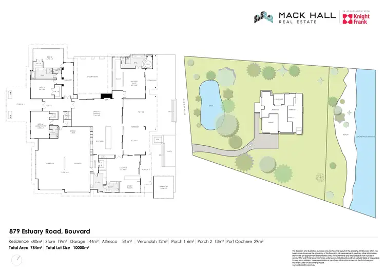 Floorplan of Homely house listing, 879 Estuary Road, Bouvard WA 6211