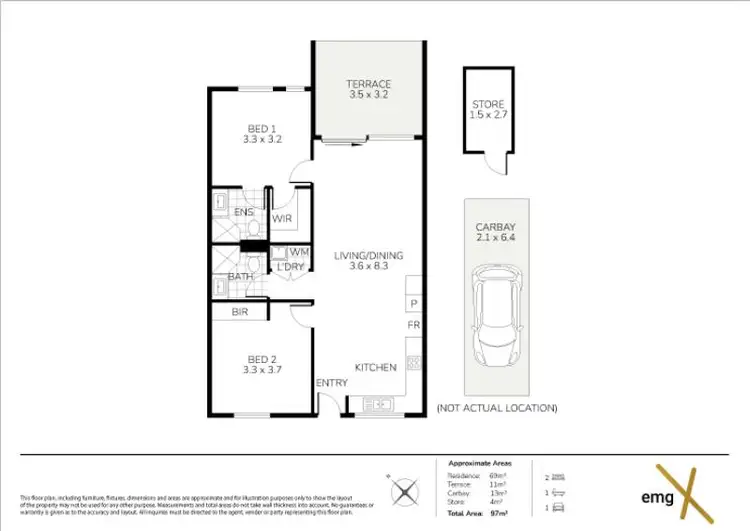 Floorplan of Homely apartment listing, 4/16 Grey Street, Cannington WA 6107