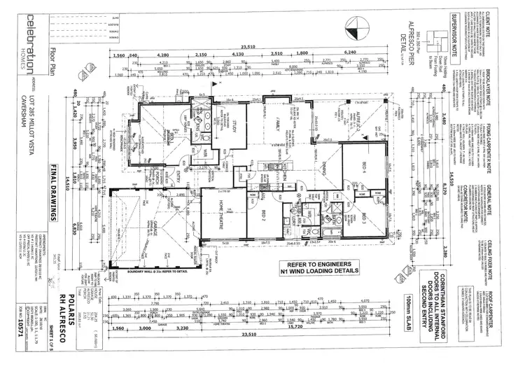 Floorplan of Homely house listing, Lot 285, 14 Millot Vista, Caversham WA 6055