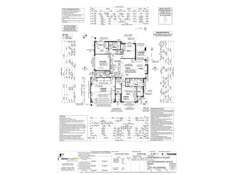 Floorplan of Homely house listing, 44 Bindarri Grove, Wandi WA 6167