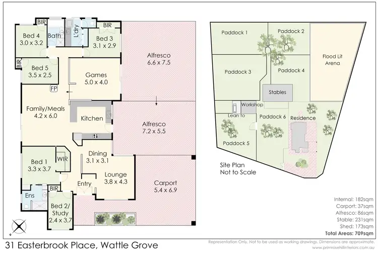Floorplan of Homely house listing, 31 Easterbrook Place, Wattle Grove WA 6107