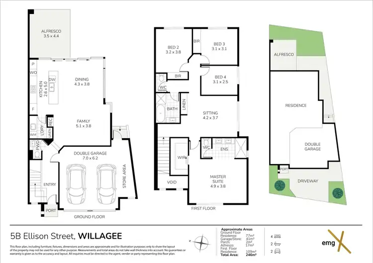 Floorplan of Homely house listing, 5B ELLISON ST,, Willagee WA 6156