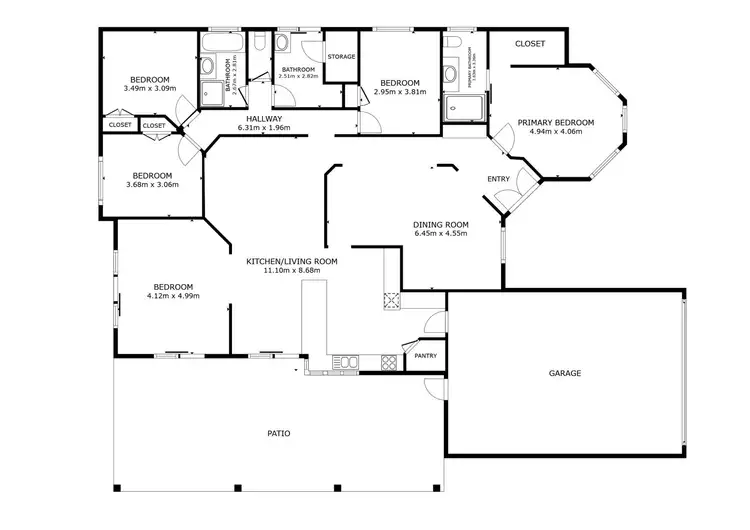 Floorplan of Homely house listing, 24 Capensia Way, Canning Vale WA 6155