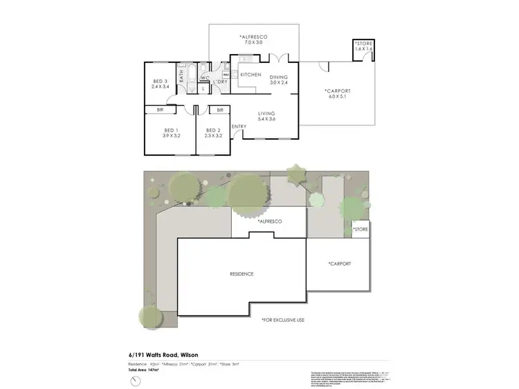Floorplan of Homely house listing, 6/191 Watts Road, Wilson WA 6107