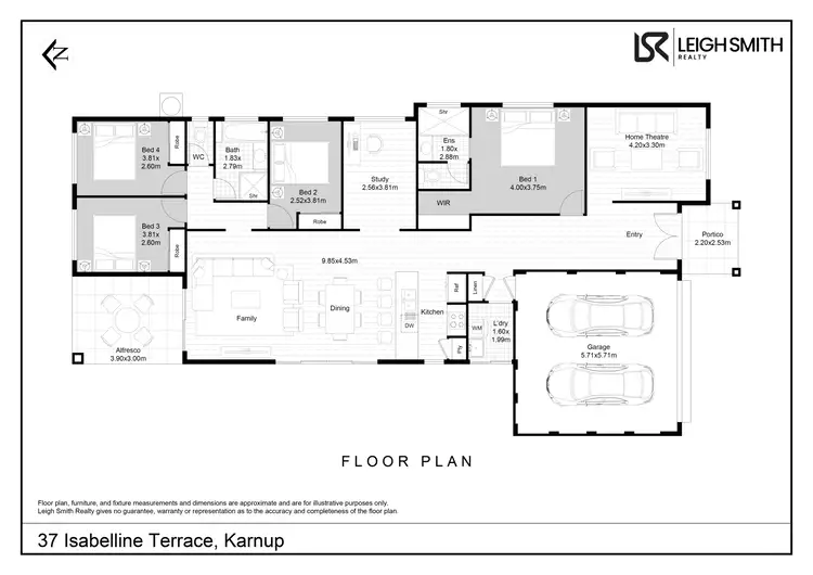Floorplan of Homely house listing, 37 Isabelline Terrace, Karnup WA 6176