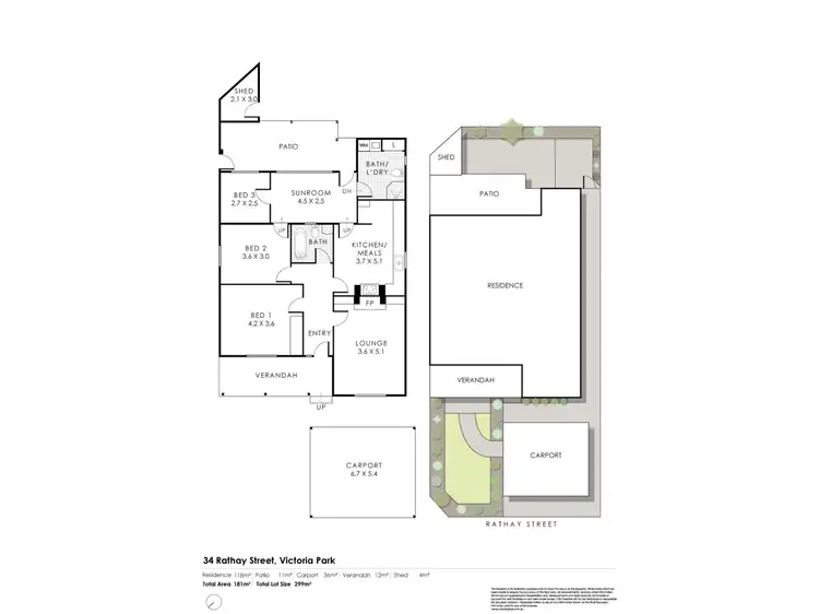 Floorplan of Homely house listing, 34 Rathay Street, Victoria Park WA 6100