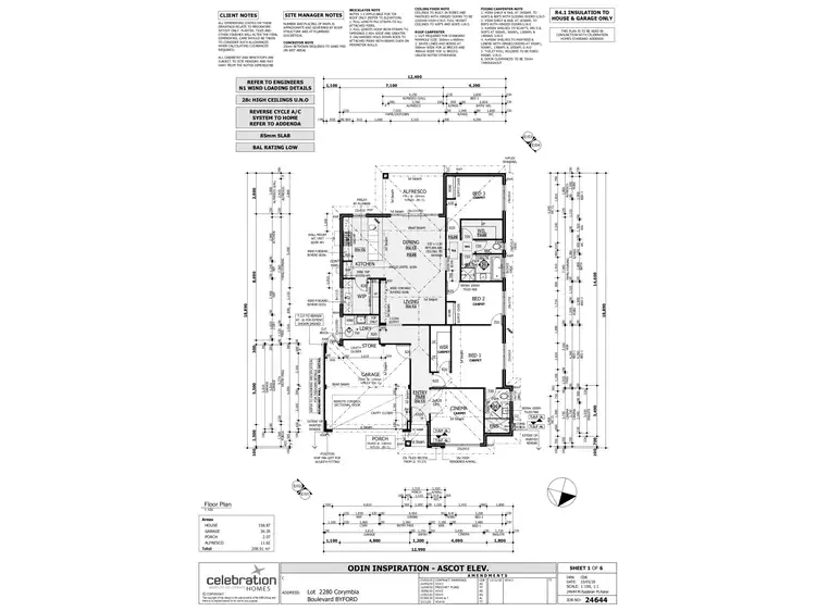 Floorplan of Homely house listing, 6 Corymbia Boulevard, Byford WA 6122