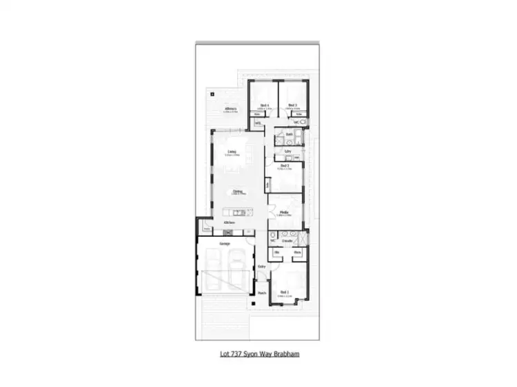 Floorplan of Homely house listing, 15 Syon Way, Brabham WA 6055