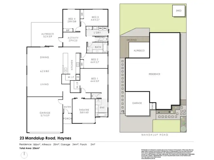 Floorplan of Homely house listing, 23 Mandalup Road, Haynes WA 6112