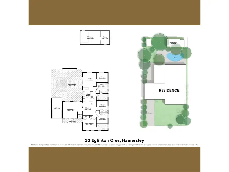Floorplan of Homely house listing, 33 Eglinton Crescent, Hamersley WA 6022