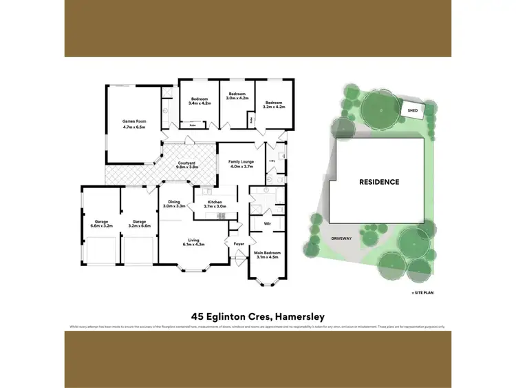 Floorplan of Homely house listing, 45 Eglinton Crescent, Hamersley WA 6022