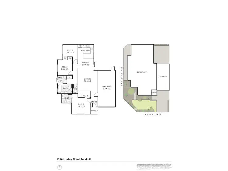 Floorplan of Homely house listing, 113A Lawley Street, Tuart Hill WA 6060