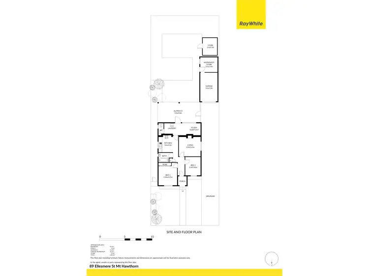 Floorplan of Homely house listing, 89 Ellesmere Street, Mount Hawthorn WA 6016