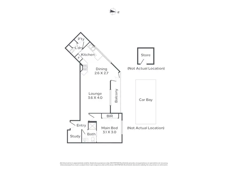 Floorplan of Homely apartment listing, 1/1 Ellen Street, Fremantle WA 6160