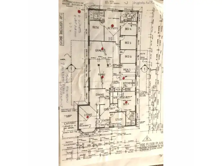 Floorplan of Homely house listing, 7 Mizzen Place, Leschenault WA 6233