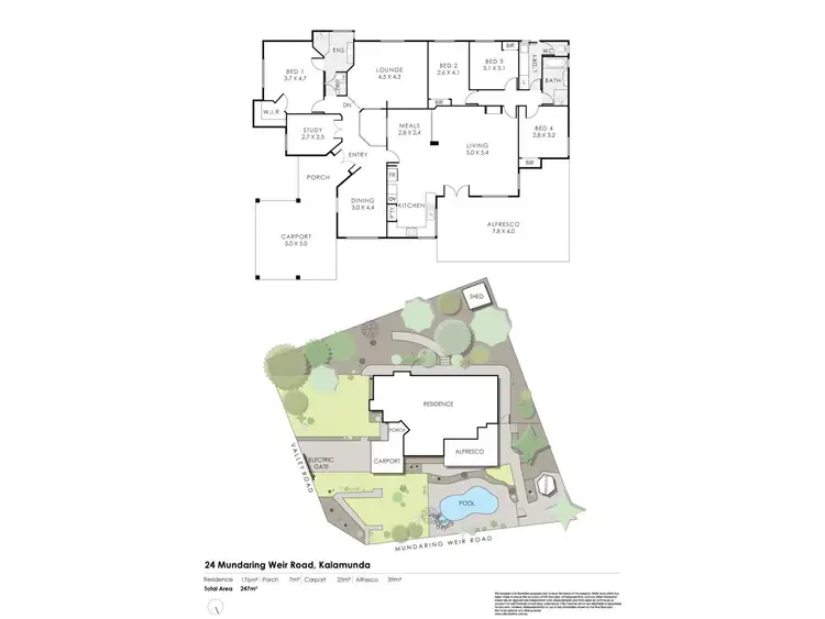 Floorplan of Homely house listing, 24 Mundaring Weir Road, Kalamunda WA 6076
