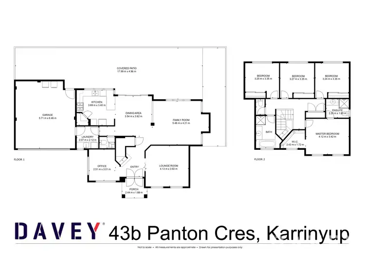 Floorplan of Homely house listing, 43B Panton Crescent, Karrinyup WA 6018