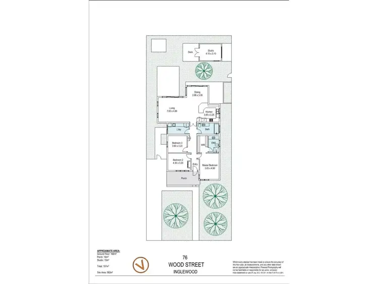 Floorplan of Homely house listing, 76 Wood Street, Inglewood WA 6052