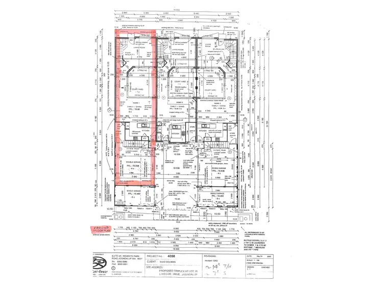 Floorplan of Homely townhouse listing, 13C Lakeside Drive, Joondalup WA 6027