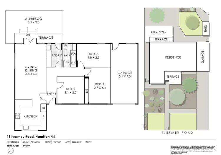 Floorplan of Homely house listing, 18 Ivermey Road, Hamilton Hill WA 6163
