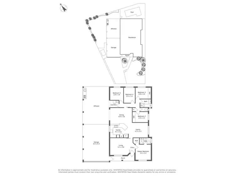 Floorplan of Homely house listing, 17 Jenniphur Court, Atwell WA 6164