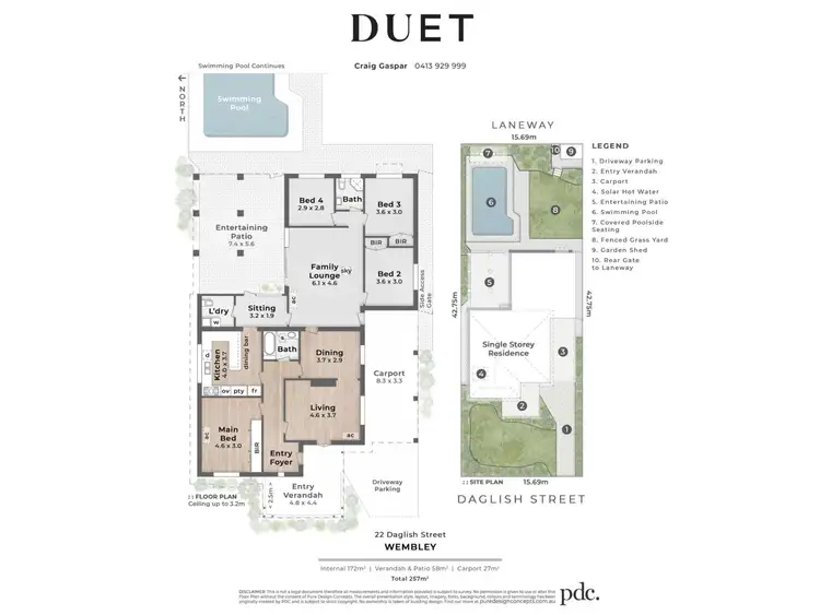 Floorplan of Homely house listing, 22 Daglish Street, Wembley WA 6014