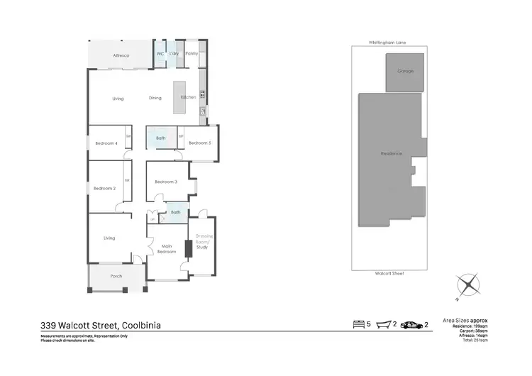 Floorplan of Homely house listing, 339 Walcott Street, Coolbinia WA 6050