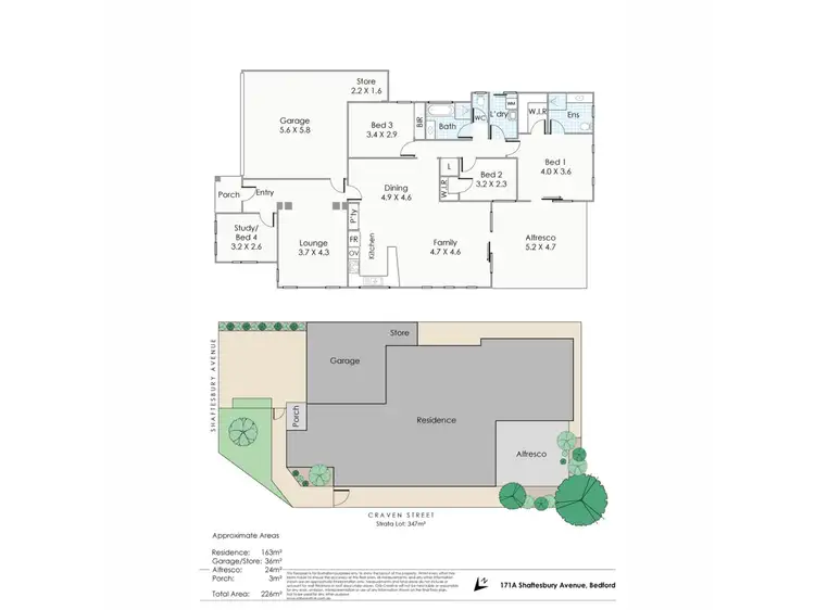 Floorplan of Homely house listing, 171A Shaftesbury Avenue, Bedford WA 6052