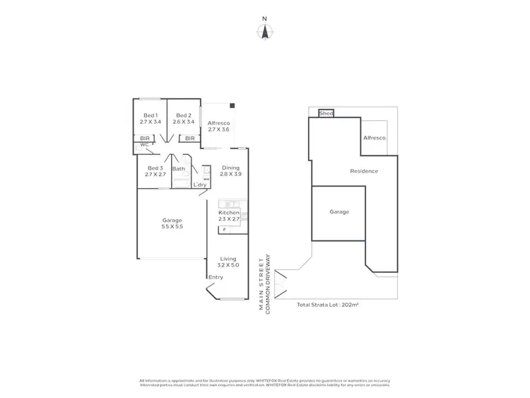 Floorplan of Homely villa listing, 442A Main Street, Balcatta WA 6021