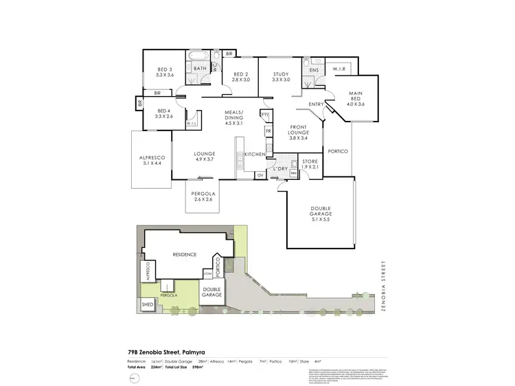 Floorplan of Homely house listing, 79B Zenobia Street, Palmyra WA 6157