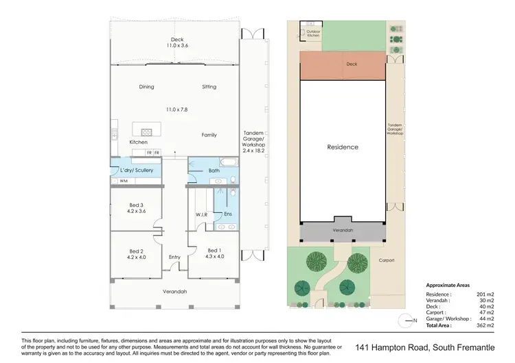 Floorplan of Homely house listing, 141 Hampton Road, South Fremantle WA 6162
