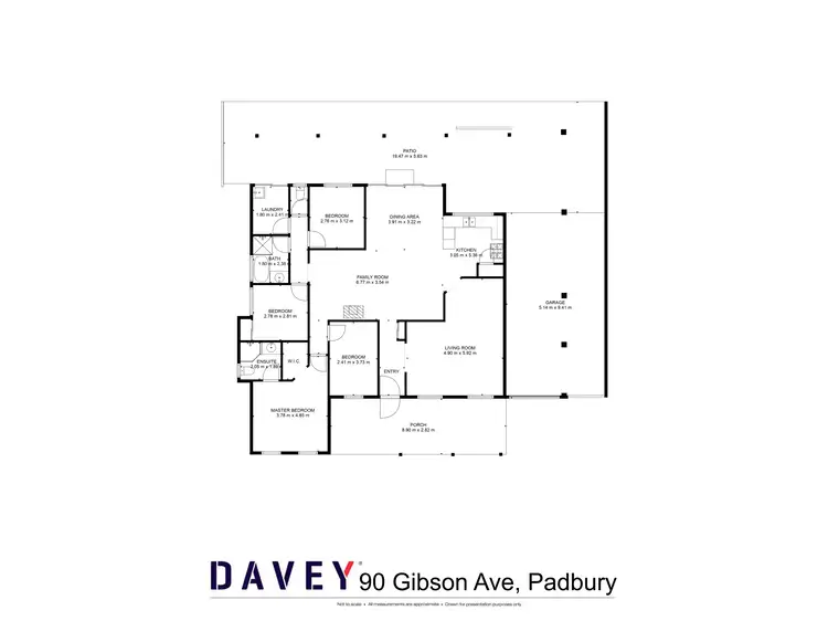 Floorplan of Homely house listing, 90 Gibson Avenue, Padbury WA 6025