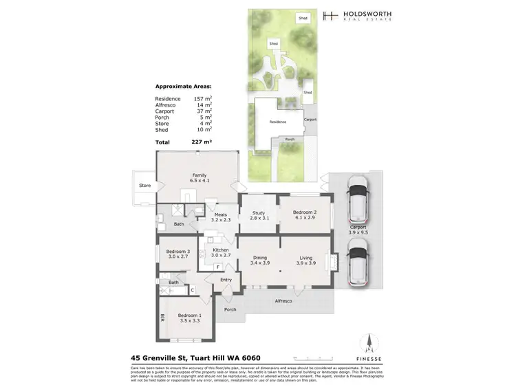 Floorplan of Homely house listing, 45 Grenville Street, Tuart Hill WA 6060