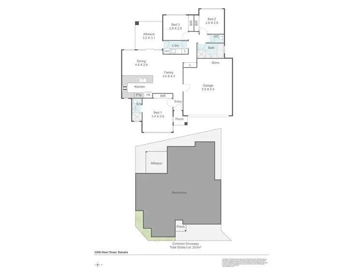 Floorplan of Homely house listing, 326B Albert Street, Balcatta WA 6021