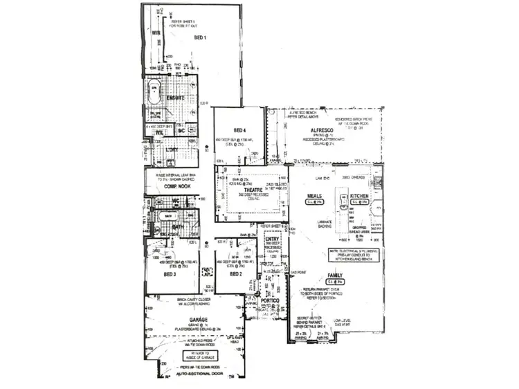 Floorplan of Homely house listing, 1 Pedalstone Drive, Southern River WA 6110