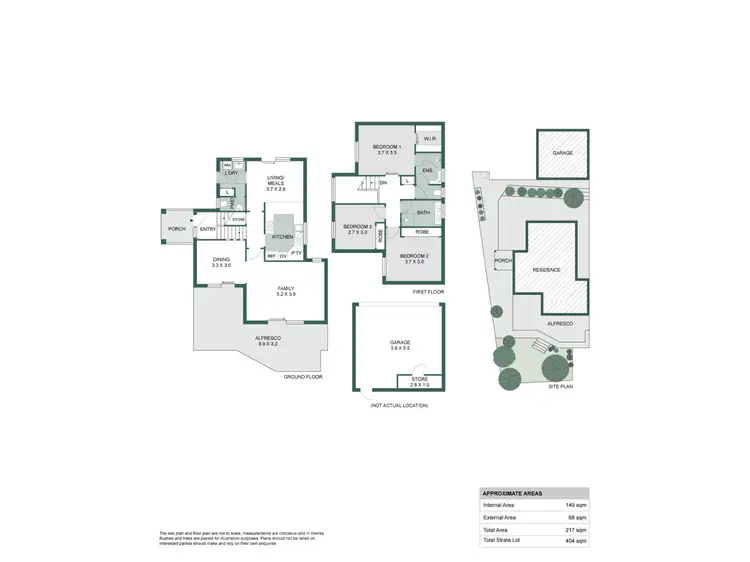 Floorplan of Homely townhouse listing, 6/10 Perina Way, City Beach WA 6015
