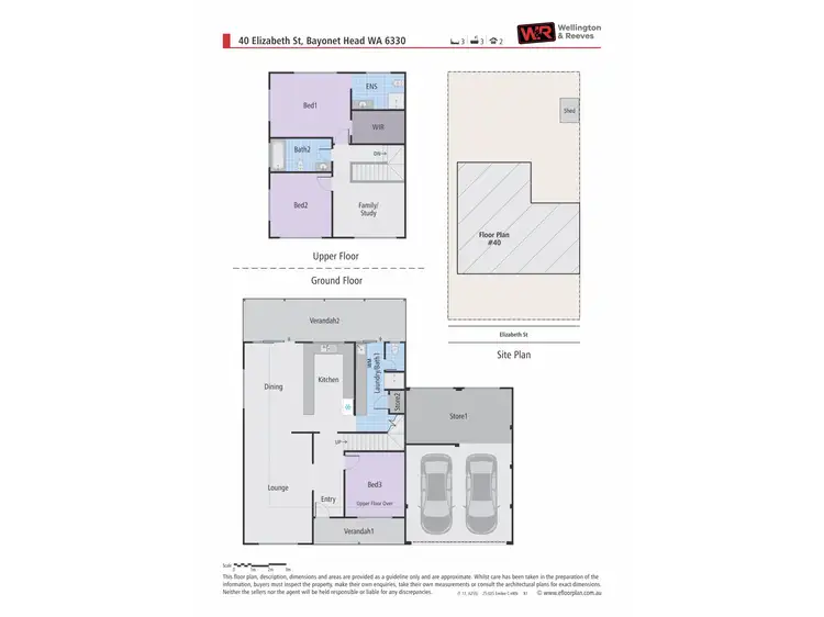 Floorplan of Homely house listing, 40 Elizabeth Street, Bayonet Head WA 6330