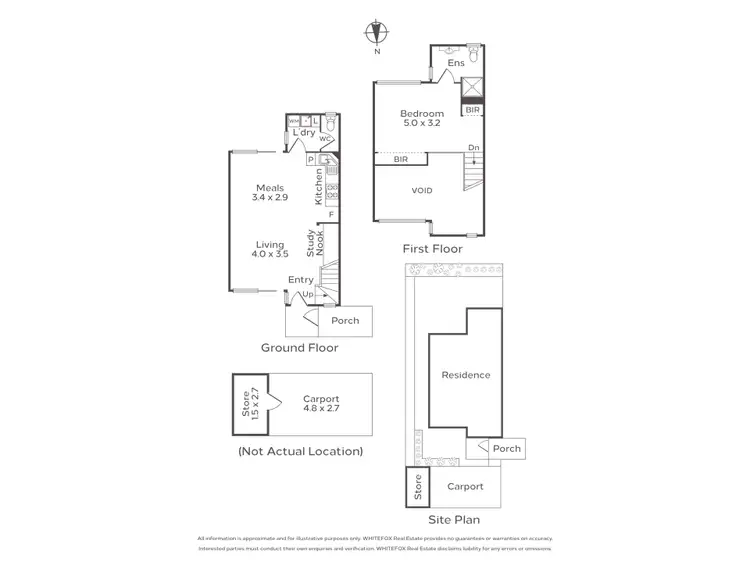 Floorplan of Homely townhouse listing, 9/231 Cambridge Street, Wembley WA 6014