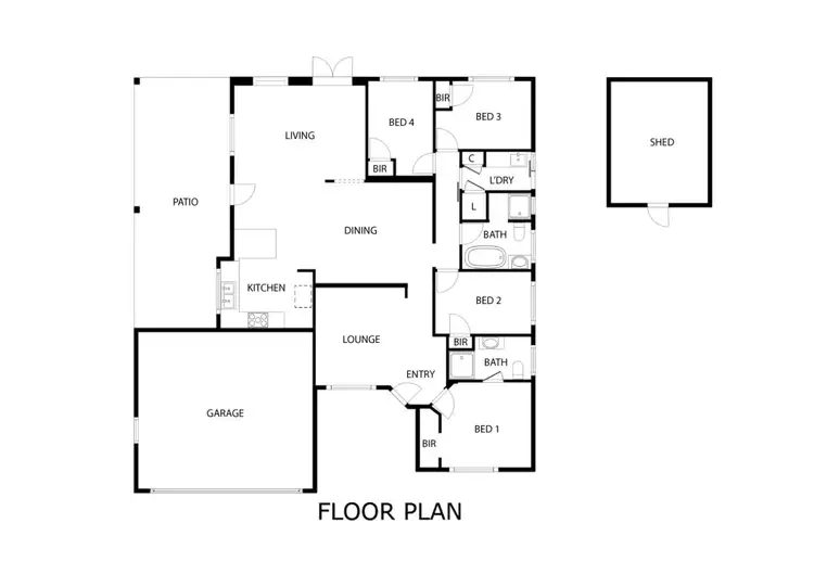 Floorplan of Homely house listing, 20 Harwood Close, Canning Vale WA 6155