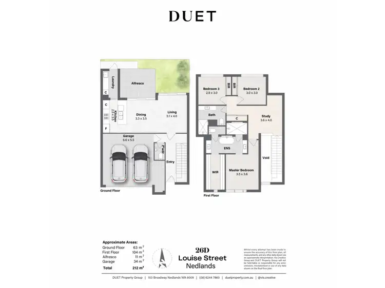 Floorplan of Homely house listing, 26D Louise Street, Nedlands WA 6009