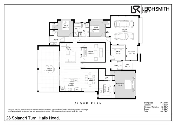 Floorplan of Homely house listing, 28 Solandri Turn, Halls Head WA 6210