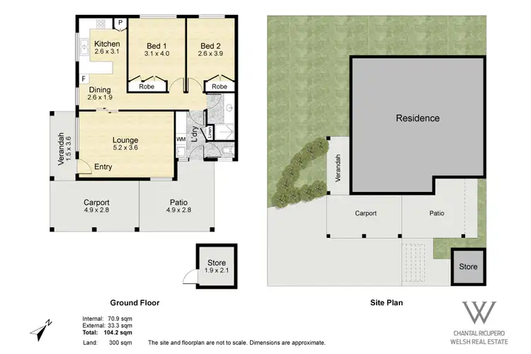Floorplan of Homely villa listing, 107A Epsom Avenue, Redcliffe WA 6104