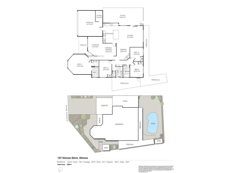 Floorplan of Homely house listing, 127 Kinross Drive, Kinross WA 6028