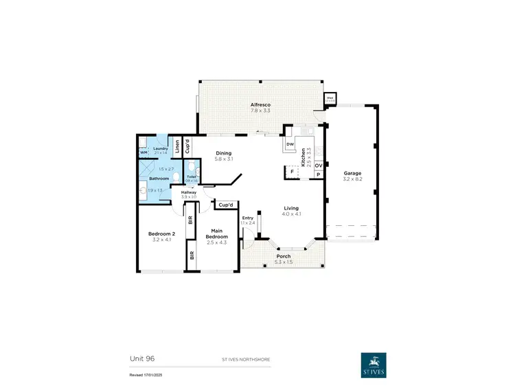 Floorplan of Homely retirement listing, 96/177 Dampier Avenue, Kallaroo WA 6025