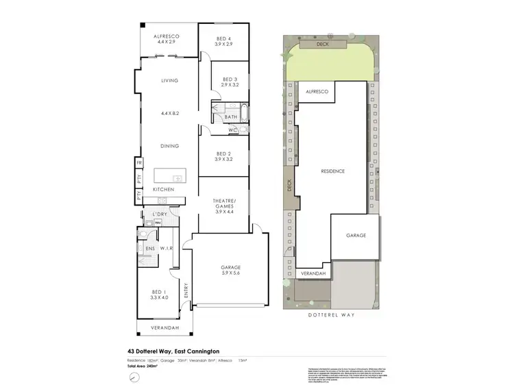 Floorplan of Homely house listing, 43 Dotterel Way, East Cannington WA 6107