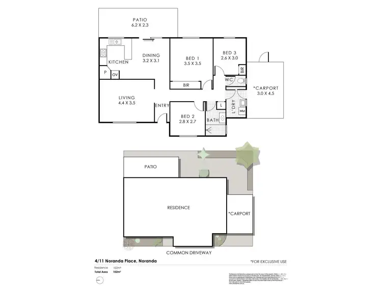 Floorplan of Homely house listing, 4/11 Noranda Place, Noranda WA 6062